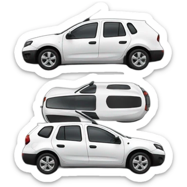 Dacia-logan-blanco sticker