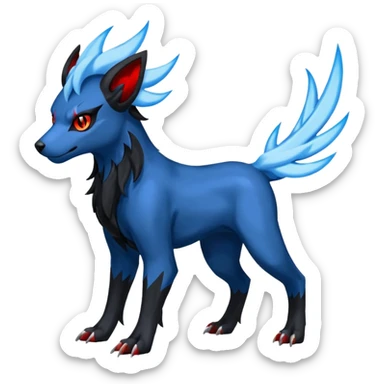 Houndoom-Manectric-Absol-Luxray-fusion (full body) sticker