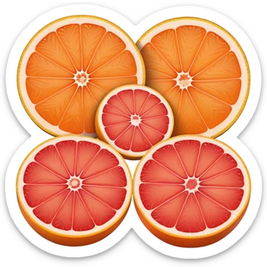 grapefruit sticker