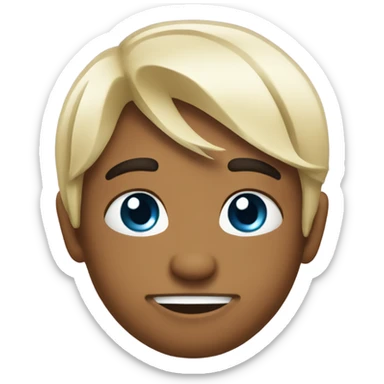 Cute and hielo emojis sticker