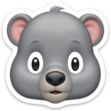 L'âne Bourriquet dans Winnie l’ourson qui ressemble vraiment au dessin animé  sticker