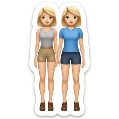 Jambes lourdes femme sticker