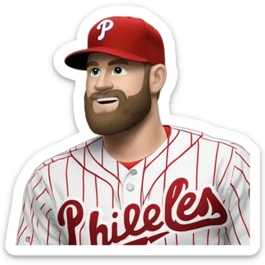 Phillies Bryce Harper sticker