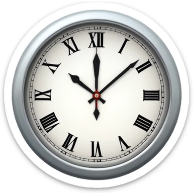 clock tiwh time ticking sticker