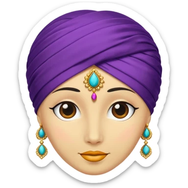 Turban sticker