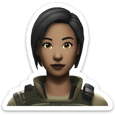 mira from rainbow six seige sticker