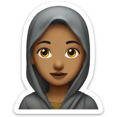 Morrocan chleuh girl sticker