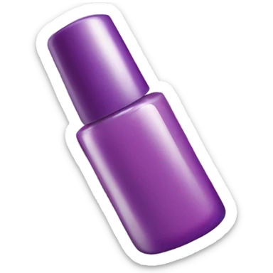 perple nail polish sticker