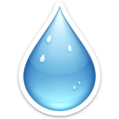 water droplet emoji sticker