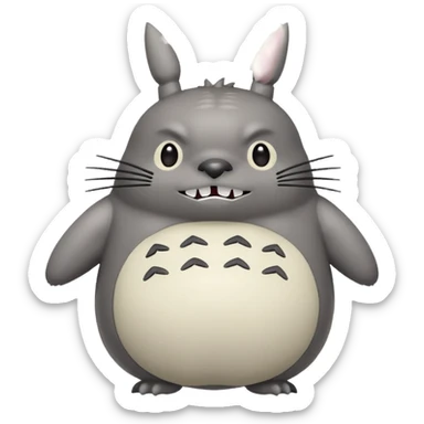 Totoro tierno  sticker