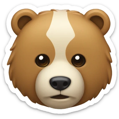 Gomita con forma de oso sticker