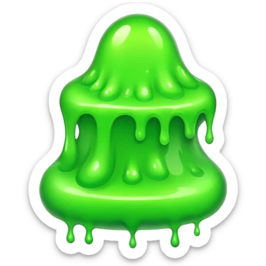 Partners in slime sticker