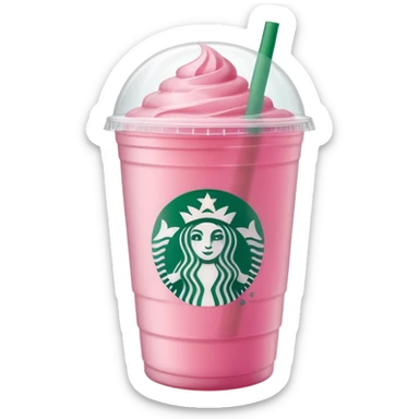 starbucks pink drink sticker