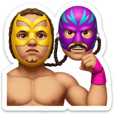 Luchador sticker