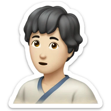 한국관 음식점을 예상시키는 이모지 sticker