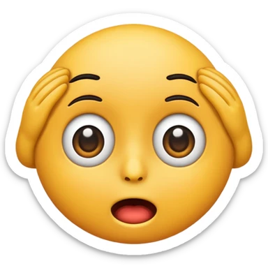 surprised emoji sticker