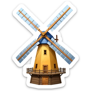 Moulin a vent sticker