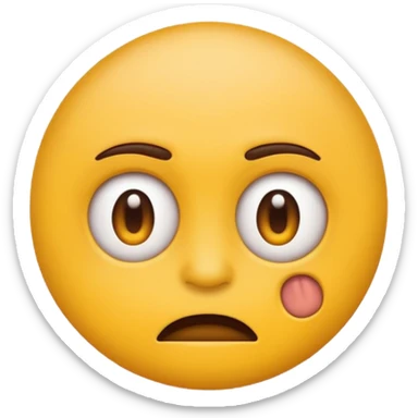 mad emoji saying wtf jace sticker