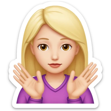 vagina and fingers sticker