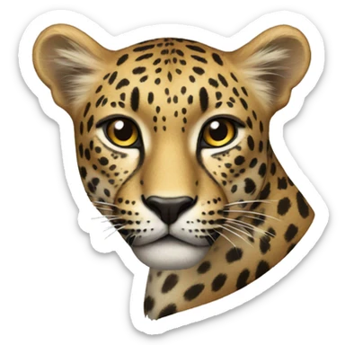 leopard sticker