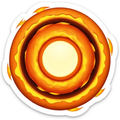 Planetary core sticker