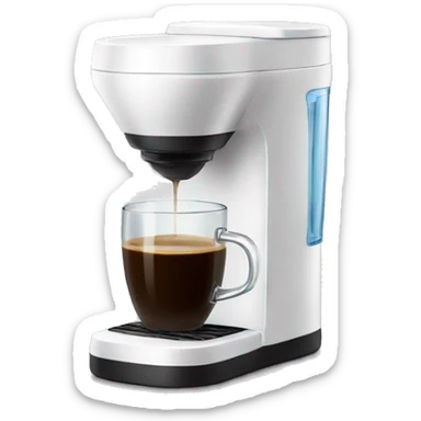 white-coffee-maker sticker
