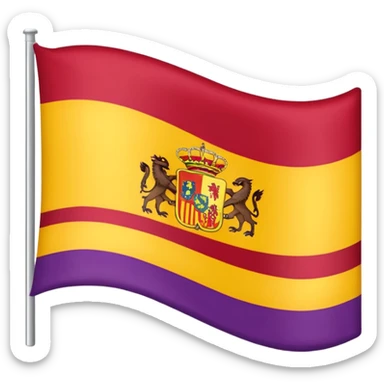 Bandera republicana española sticker