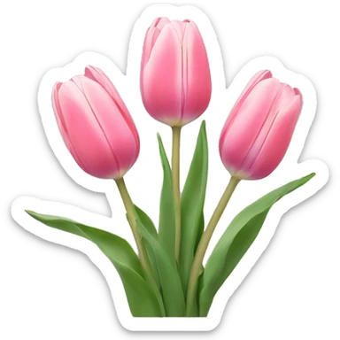 Pastell tulips sticker
