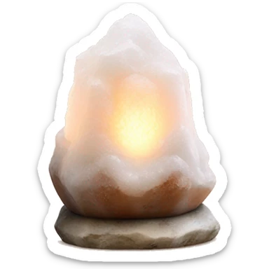 Himalaya’s salt lamp with white light  sticker