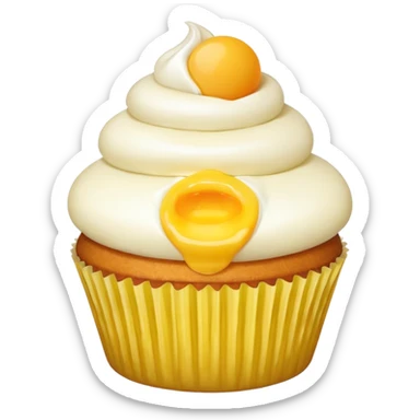 Cupcake With Egg Yolk sticker