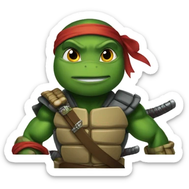 raphael ninja turtle sticker
