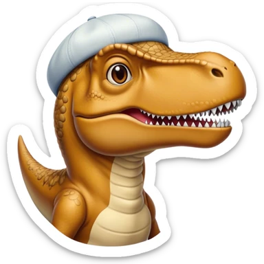 T-Rex with a kippah sticker