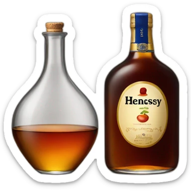 Bottle Hennessy sticker