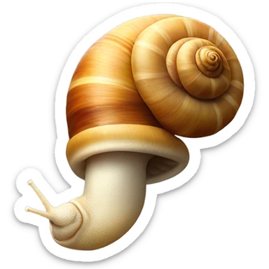 Snail smoking a cig sticker