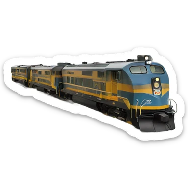 Train for tourists sticker