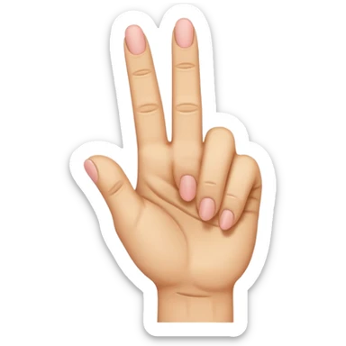 Hand emoji middle finger Aage honi chahie sticker