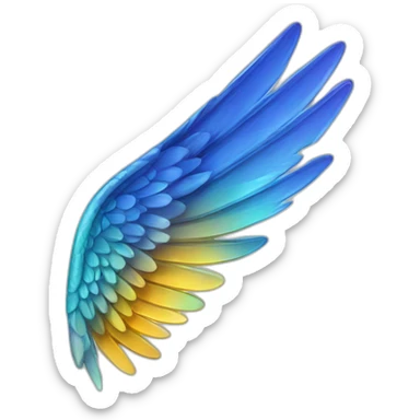 Wing foil sticker