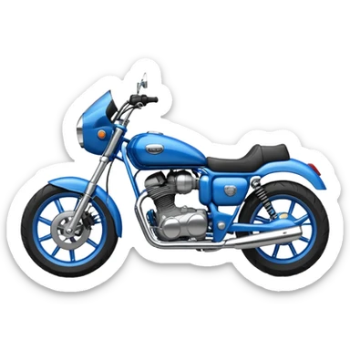 Hunter 350 rebel Blue sticker