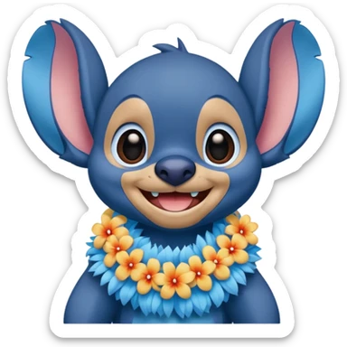 Stitch con Noa sticker