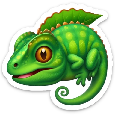 chameleon emoji sticker