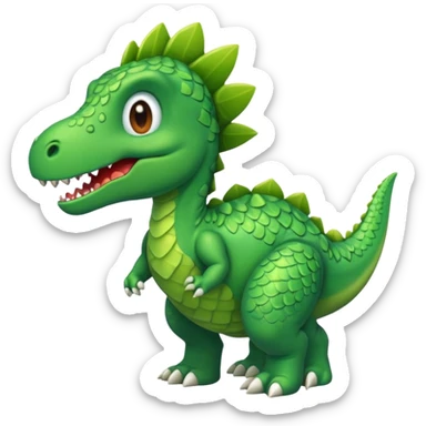 Dinosaure malade  sticker