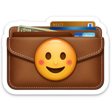 wallet credit card sticker