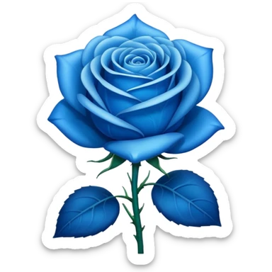 rosa azul emoji sticker