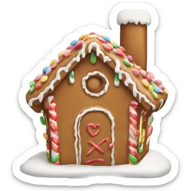 gingerbread house sticker
