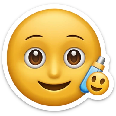 Сердце бирюзовое в звездочку sticker