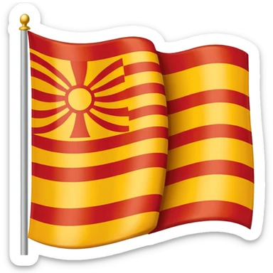 Bandiera della catalunya dimensione 64x64 tipo svg sticker