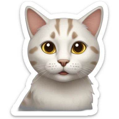 Cat therian sticker