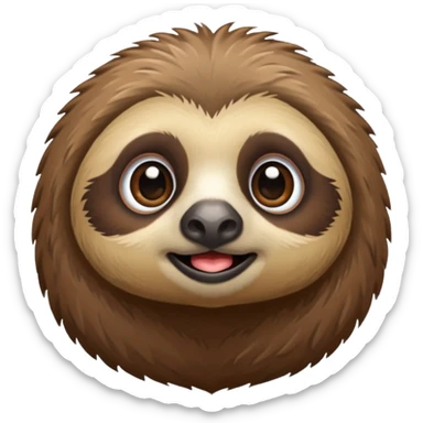 sloth sticker