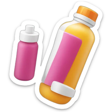 fitness supplement bottle sticker