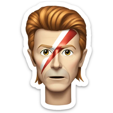 David Bowie sensible sticker